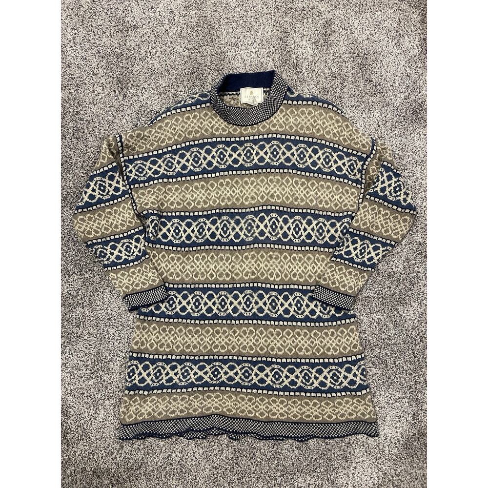 Vintage Express Tricot Women’s Knit Sweater Tunic Boxy Size Medium